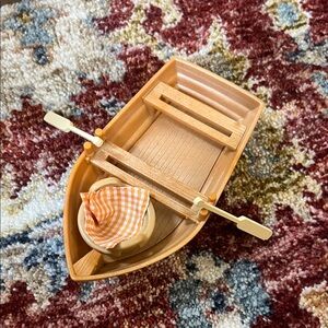 Calico critters rowboat